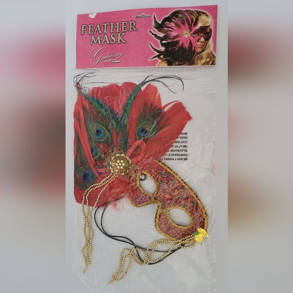 Red Feather Mask